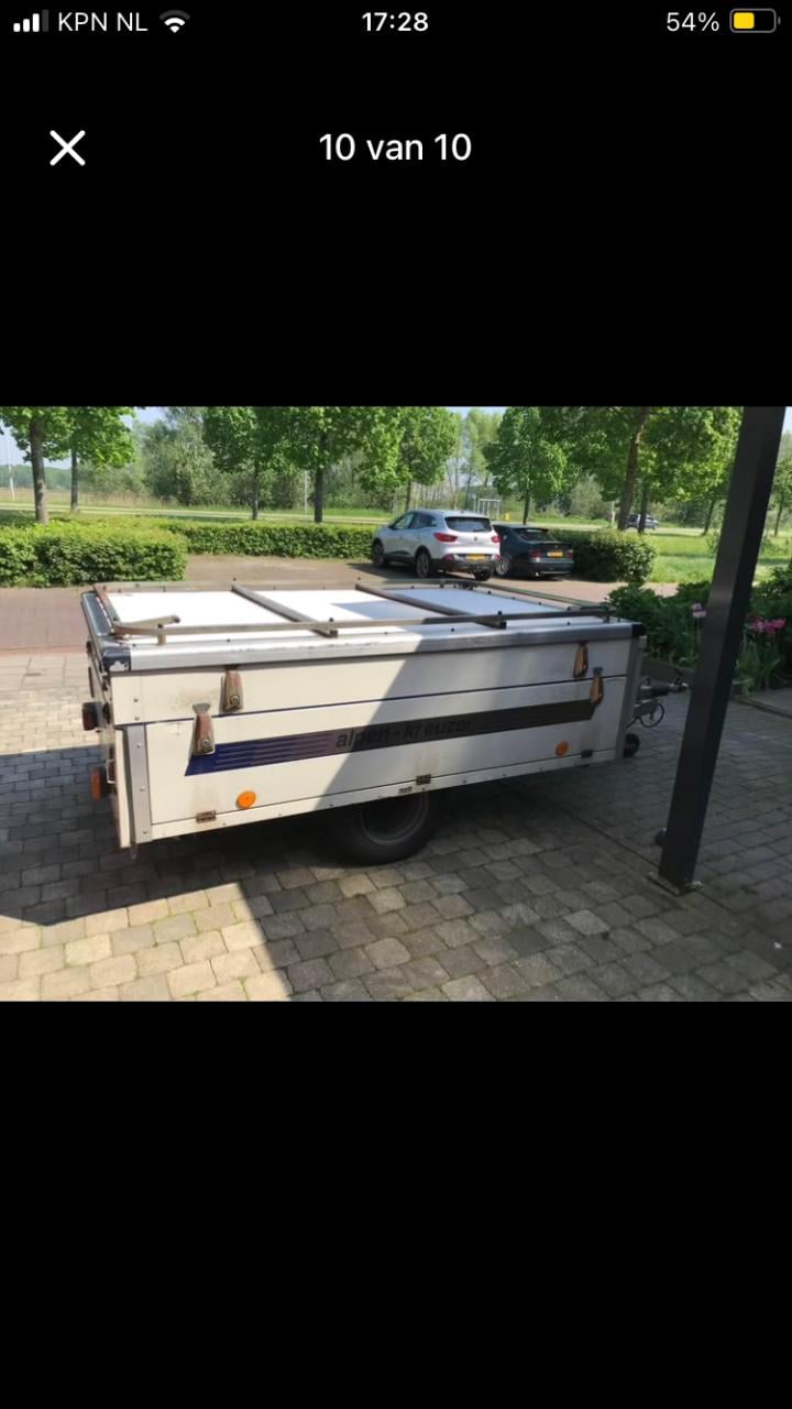Vouwwagen ALPHEN KREUZER met voortent, luifel en keuken!!