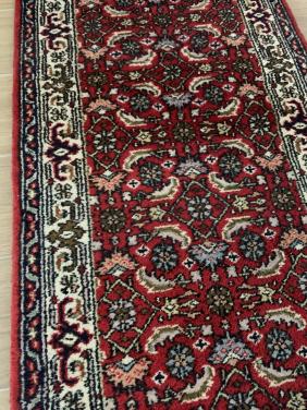 ✨Super Leuk Handgeknoopt Vintage Lopertje✨182 x 67 cm✨