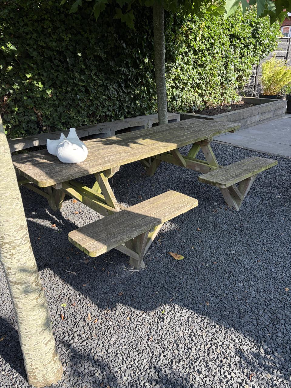 Picknicktafel hout