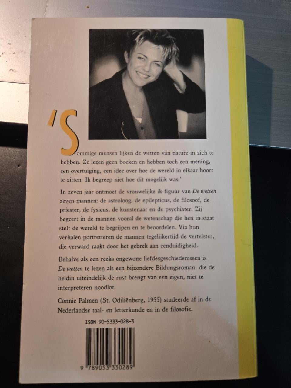 Debuutroman De wetten 19e druk 1992 van de Nederlandse auteur Connie Palmen