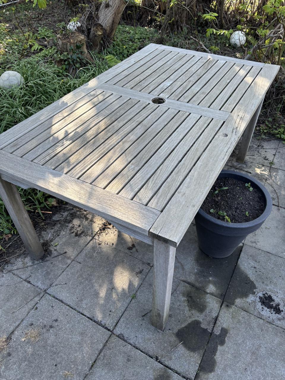 Hardhouten tuintafeltje 155x90cm