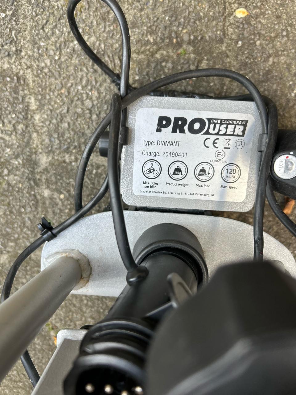 Fietsendrager Pro User Diamant