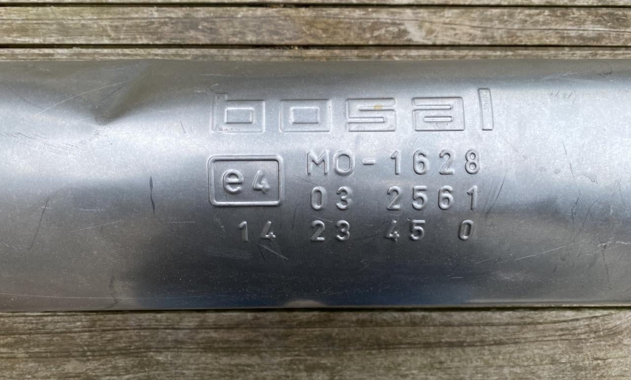 Uitlaat (nieuw, ongebruikt) Citroen C1