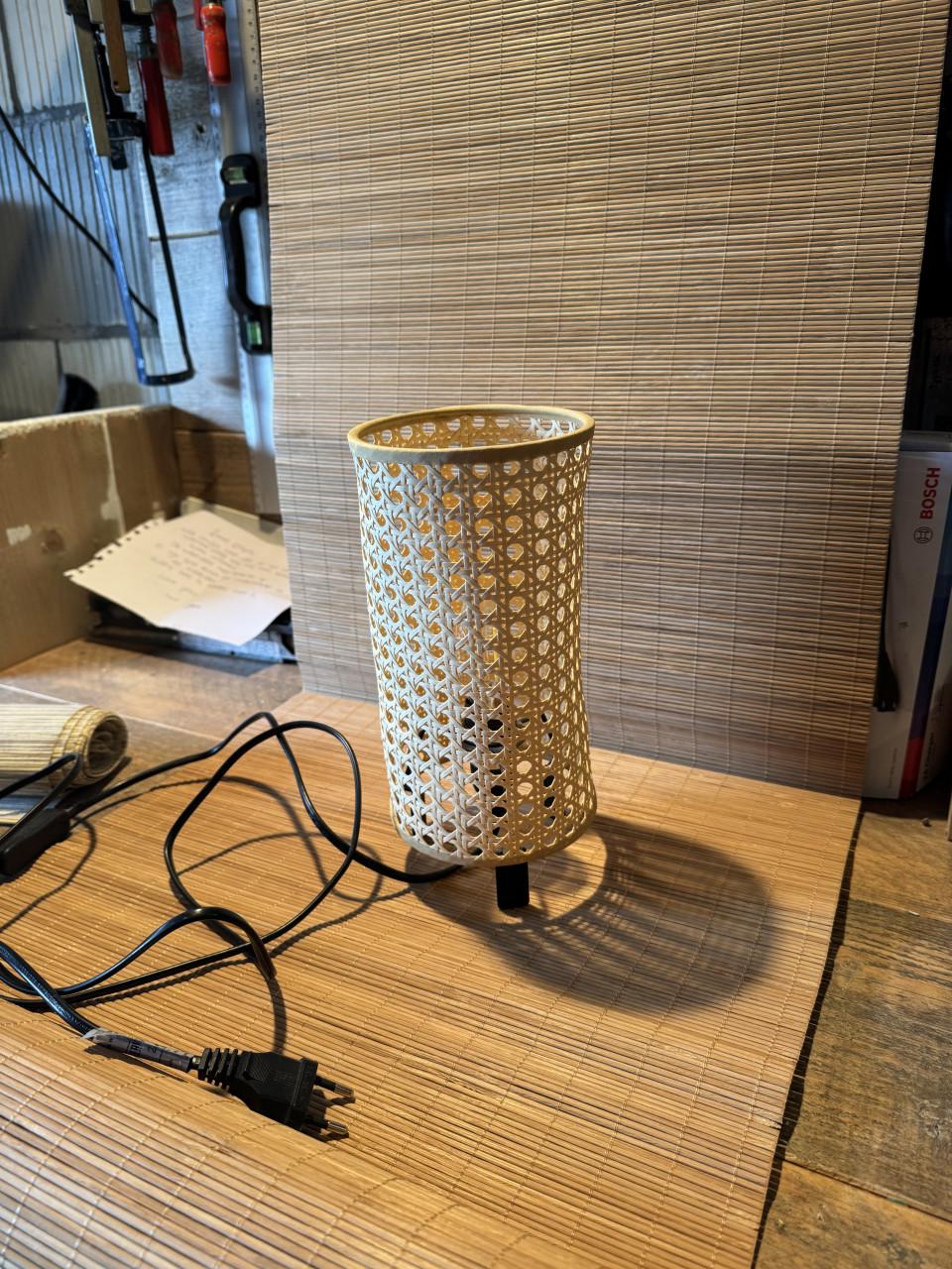 Leuk rotan lampje