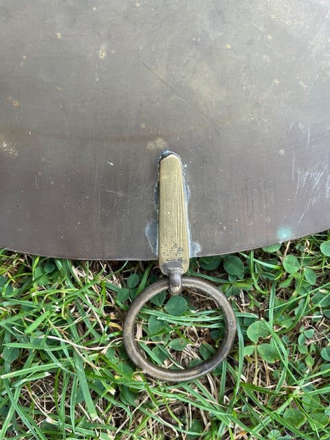 Zware messing gong