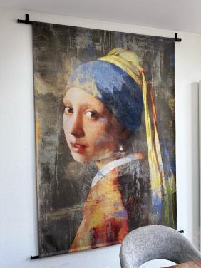 Wandtapijt/Wandkleed  Meisje met de Parel - Johannes Vermeer