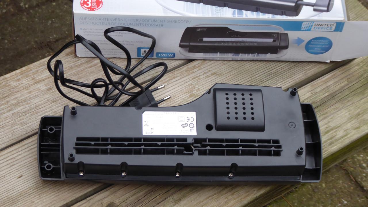 United Office papierversnipperaar