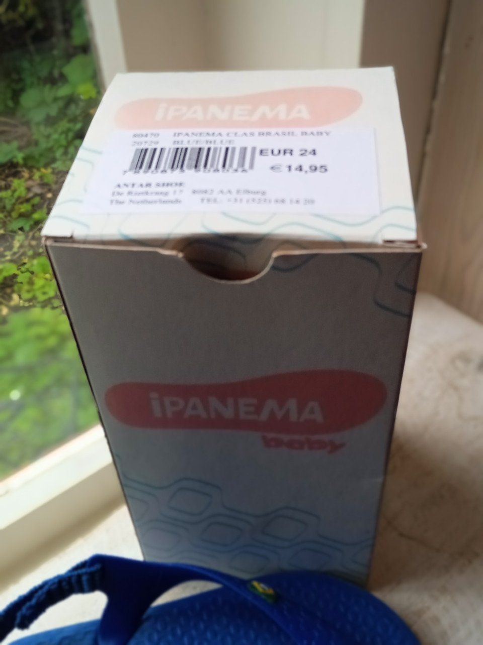 Ipanema slippers blauw ~ slippertjes kind maat 24 (EUR)