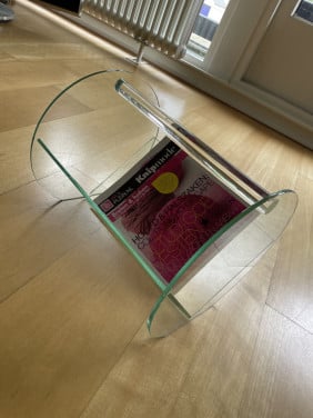 Lectuurbak glas
