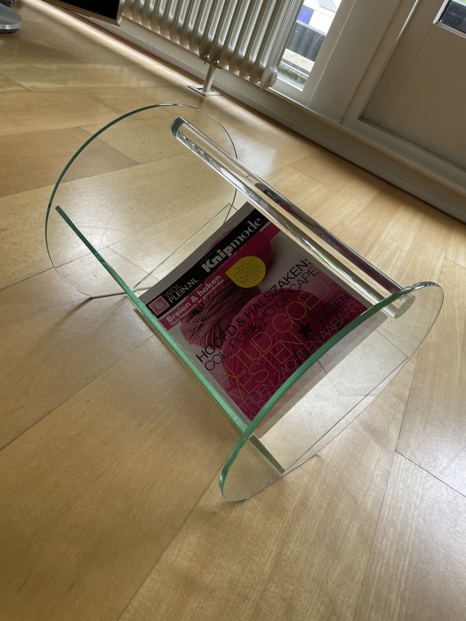 Lectuurbak glas