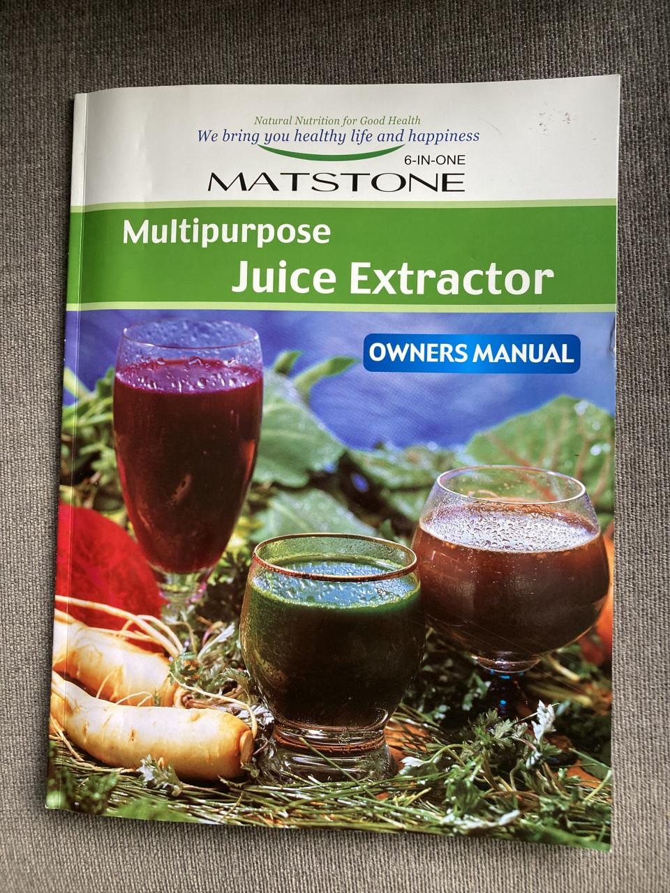 Slow juicer Matstone