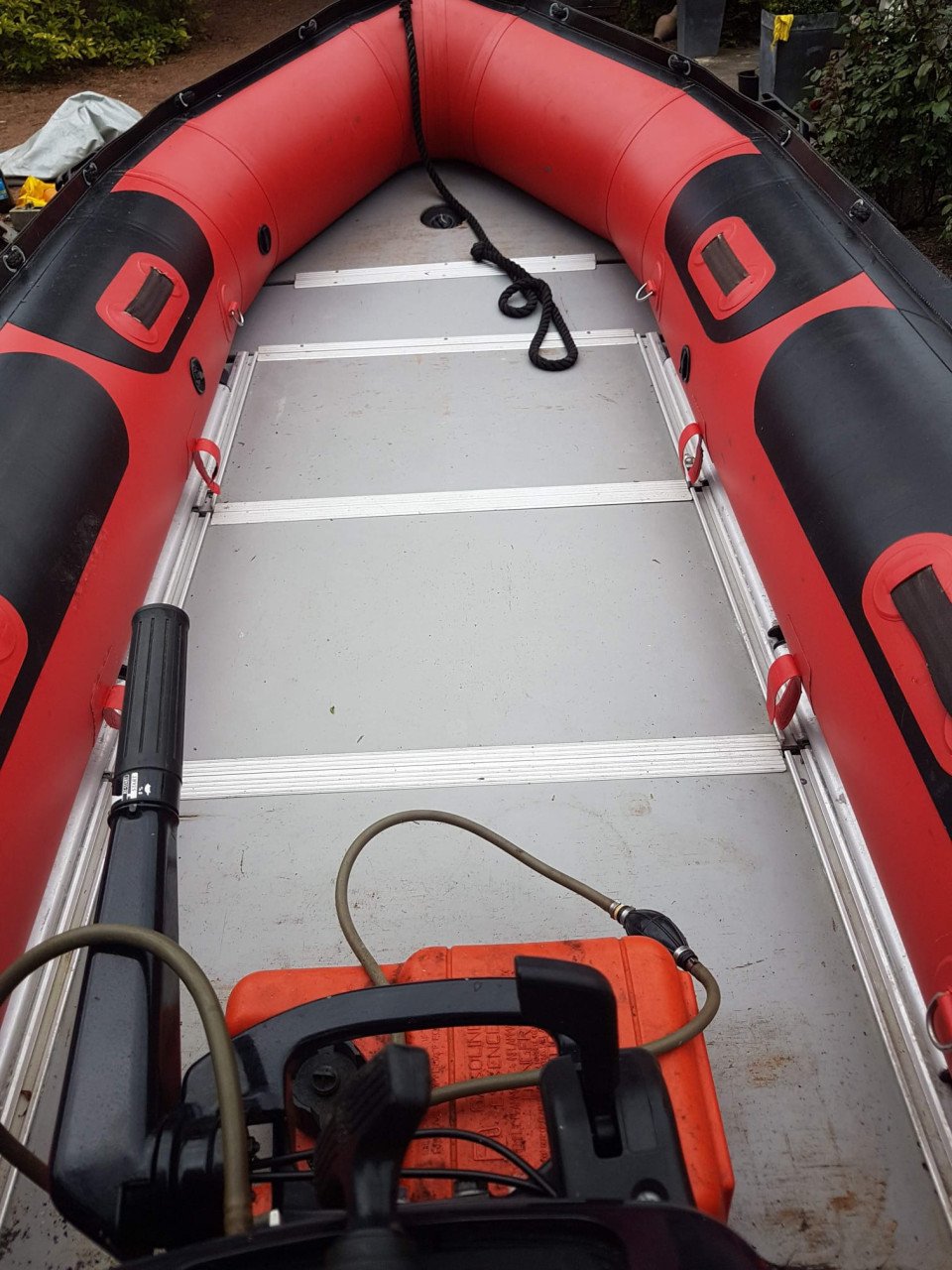 Boot met trailer