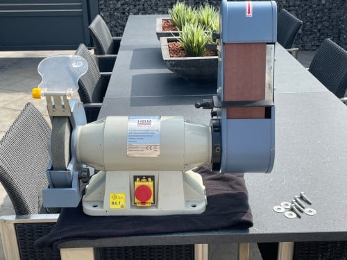 HBM 200 mm Slijpmachine en Bandschuurmachine