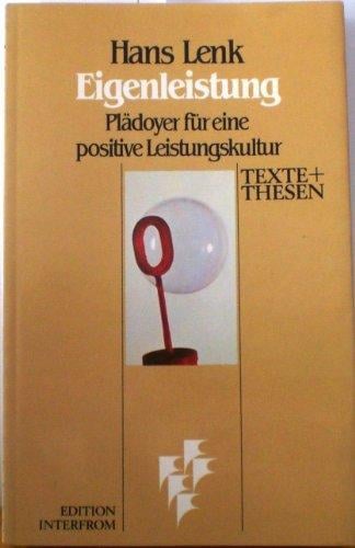 Eigenleistung Hans Lenk