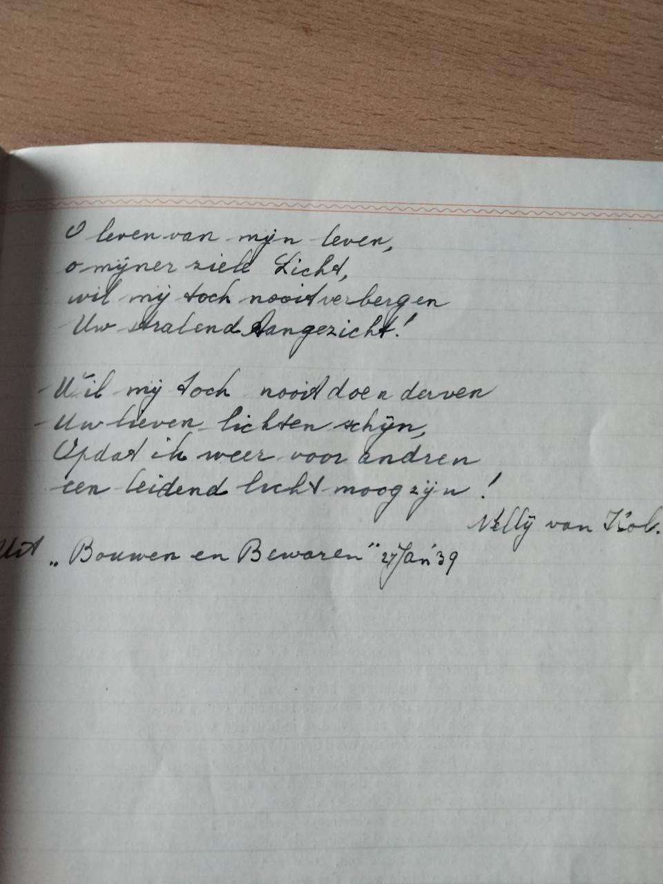 Jubileum boekje/schrift