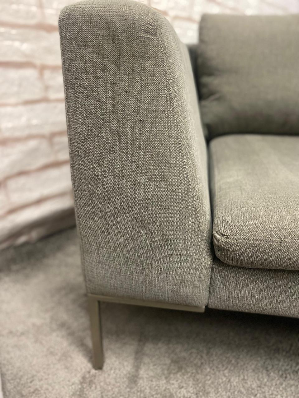 Montel Taupe Stoffen Hoekbank-Gratis Levering NL