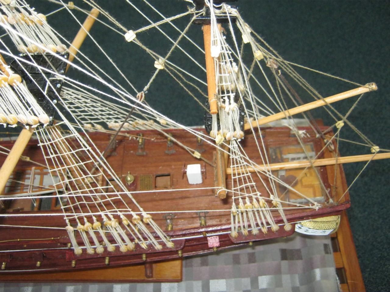 Modelschip Constitution.