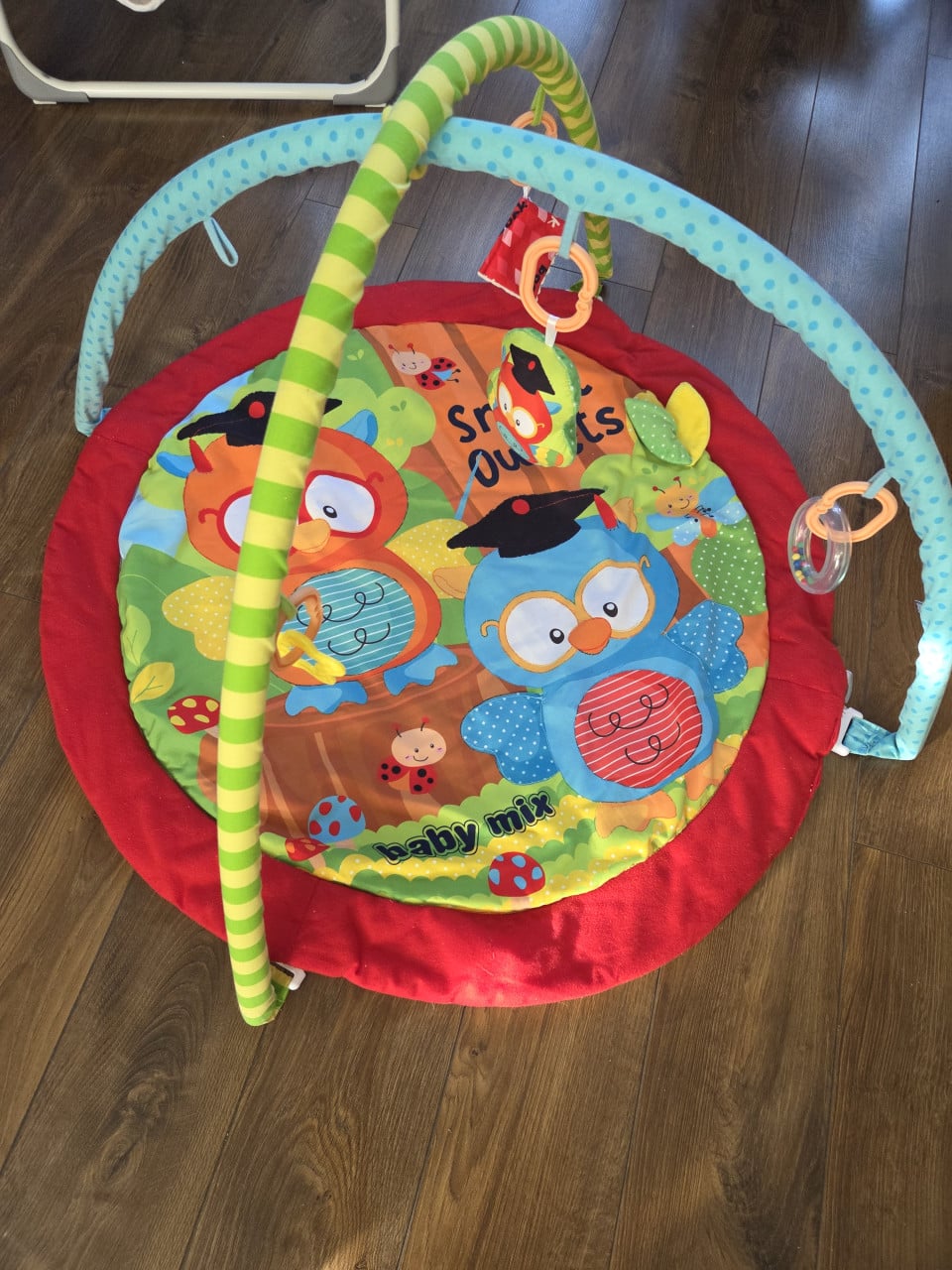 Baby speelmat met boog en speeltjes