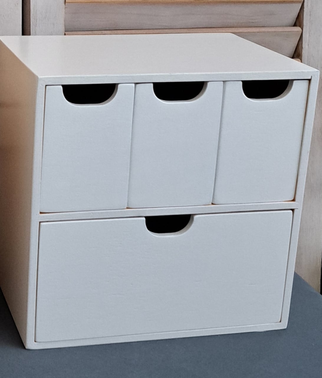 Diverse miniladekasten Moppe van Ikea