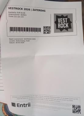 Kaart Vestrock hulst zaterdag 30 mei 2026