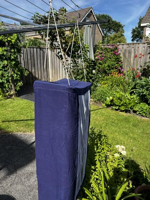 Stoffen voorraadkastje voor tent