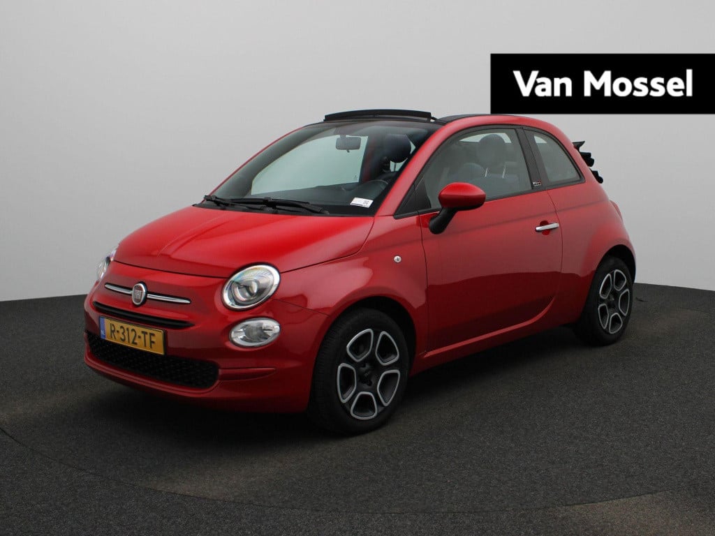 Fiat 500 C 1.0 hybrid club | cabrio | parkeer sensoren | dab | airco | crui