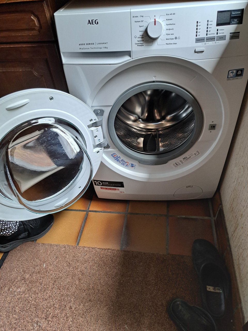 Wasmachine AEG december 2021.