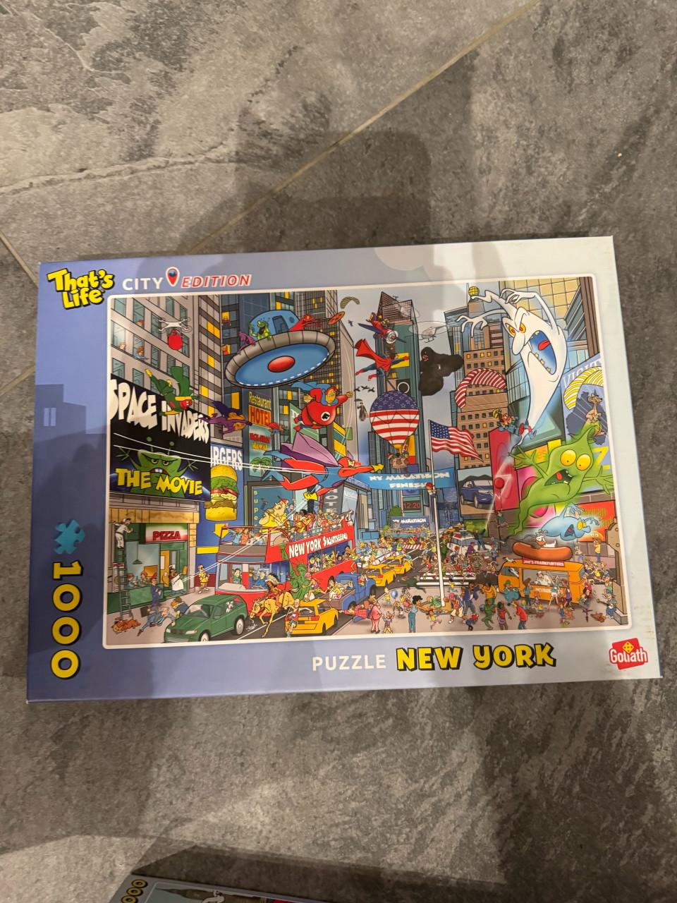 3 steden, Leuke 'That's Life' puzzel met 1000 stukjes.  Compleet