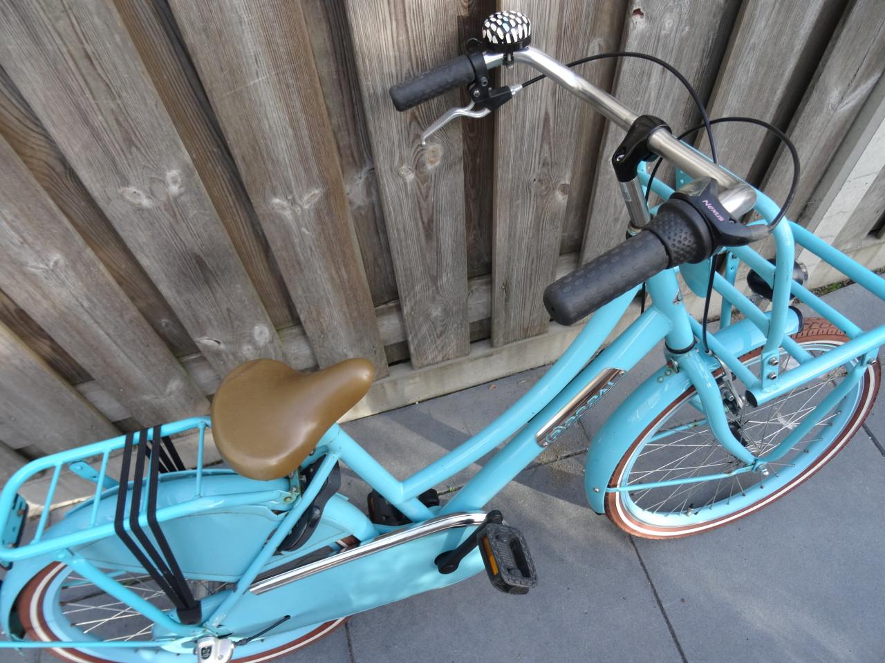 🚲 Popal Meisjesfiets – 22 inch – 3 versnellingen – blauw 💙