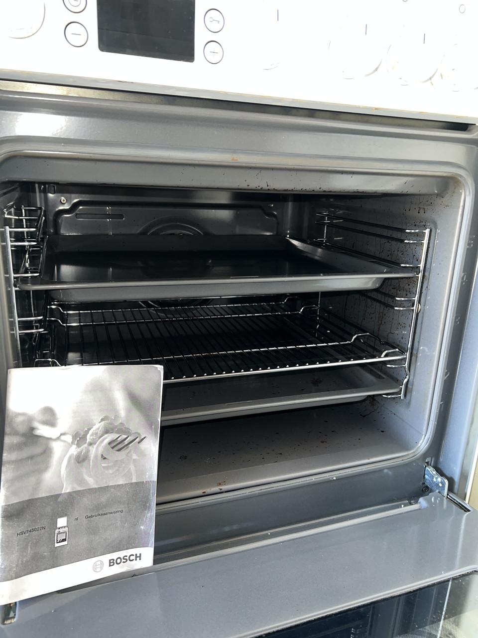 Bosch gasfornuis met elektrisch 3D hetelucht oven 85x60 cm.