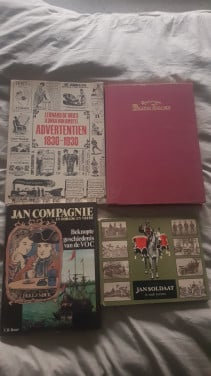 4 oude  curiosa boeken