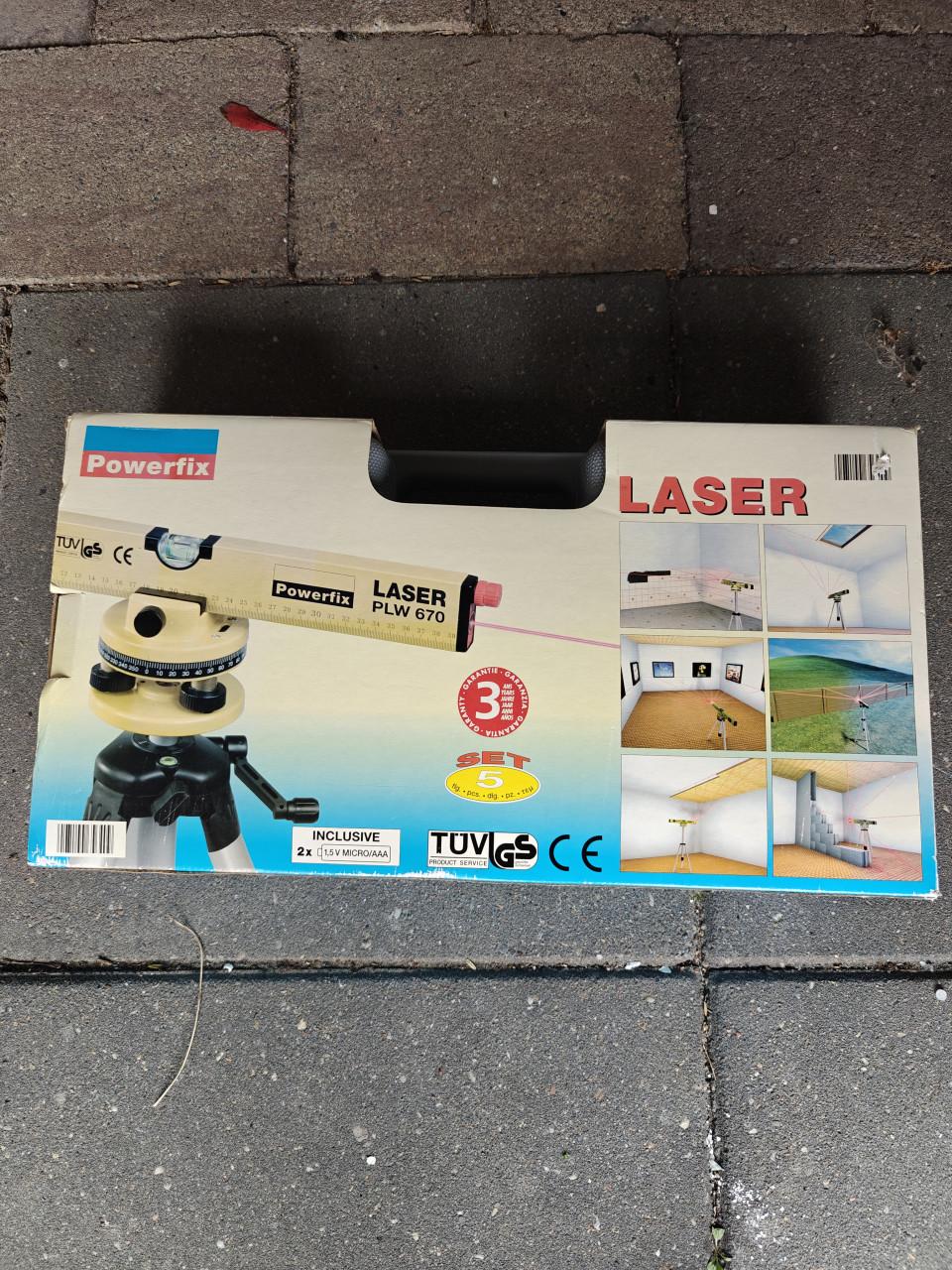 Powerfix laser + bouwlamp