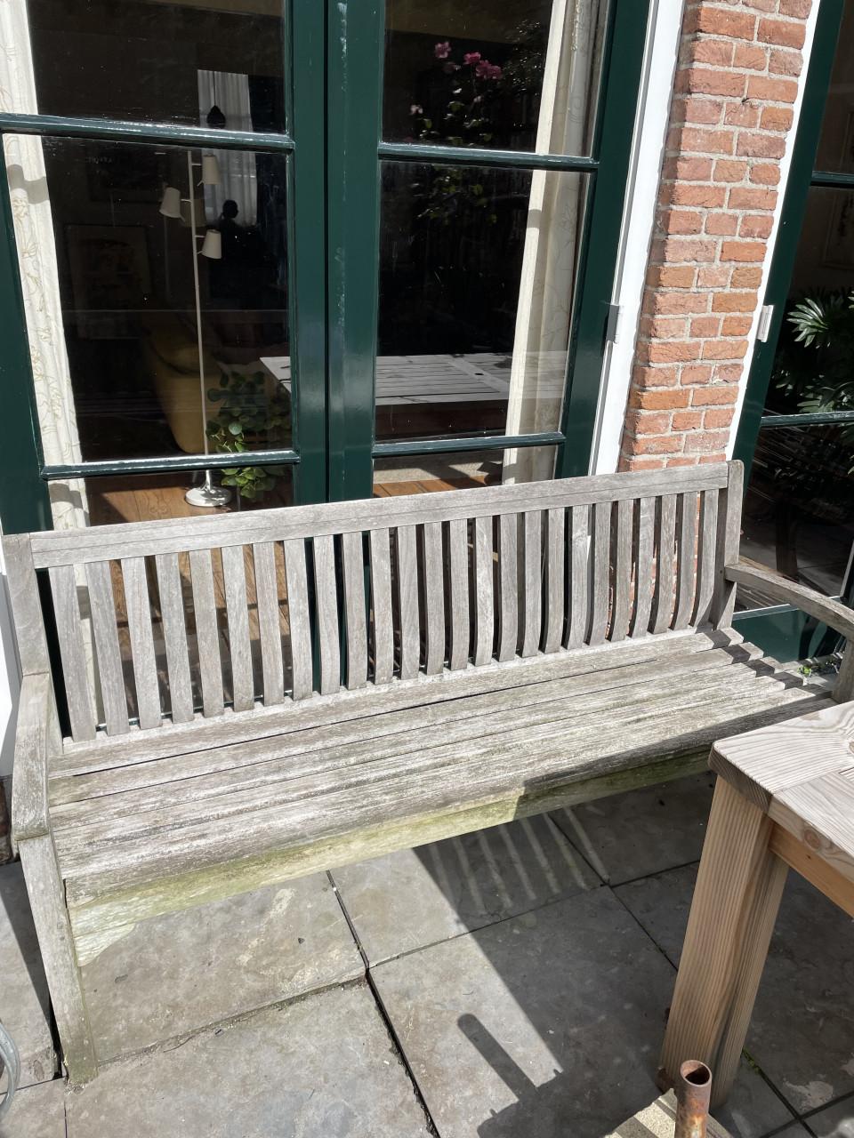 Tuinbank teak hout