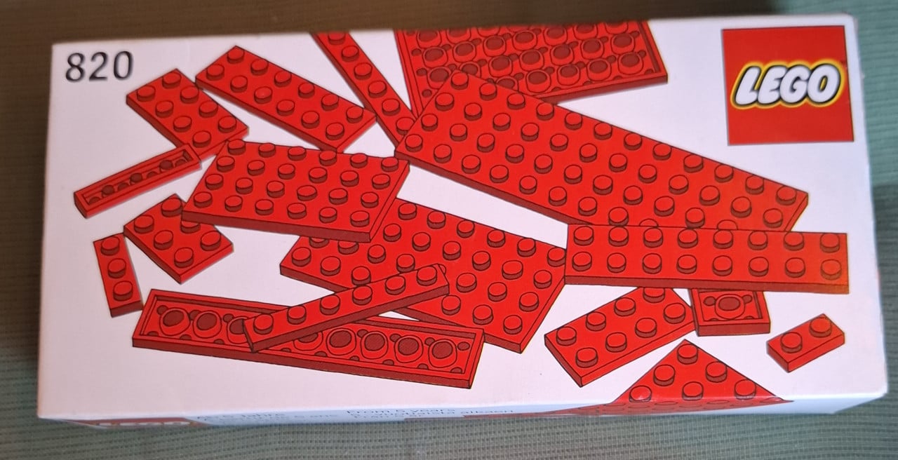 LEGO 820 aanvuldoos, nieuw, gesloten doosje