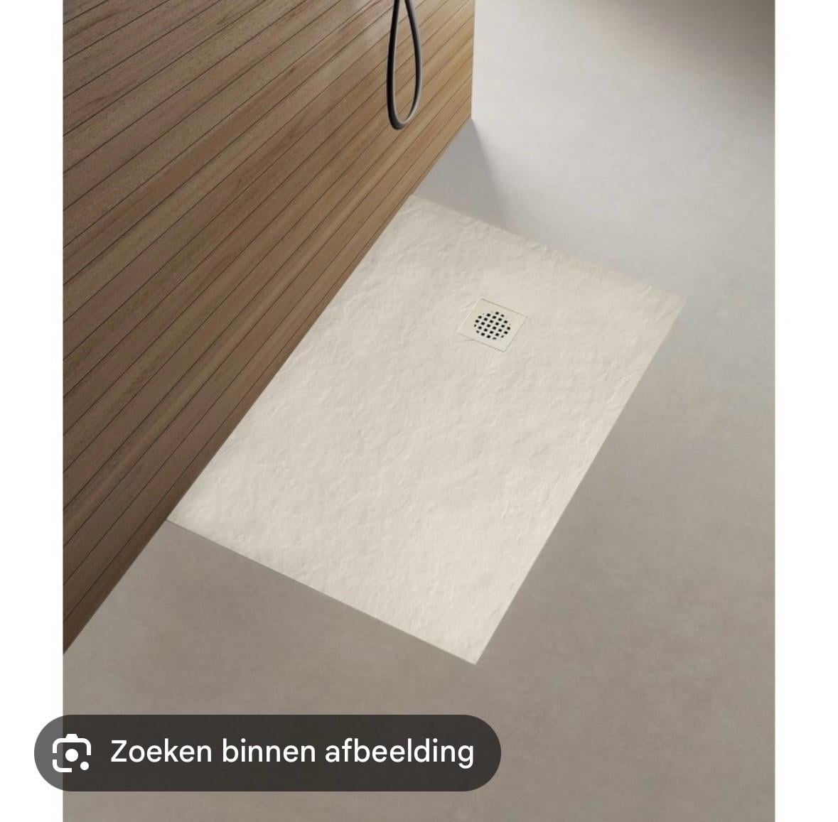 Stonea douchebak antislip composiet + sifon