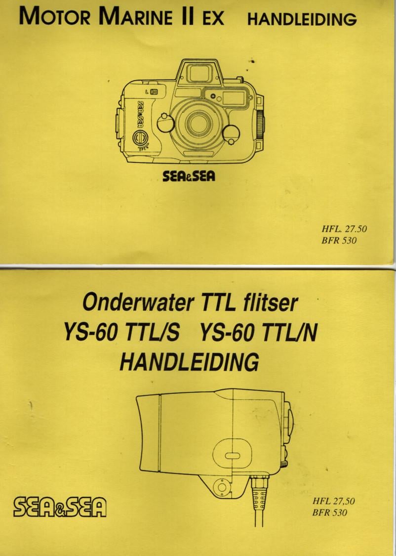Sea & Sea Motormarine EX II + Flitser