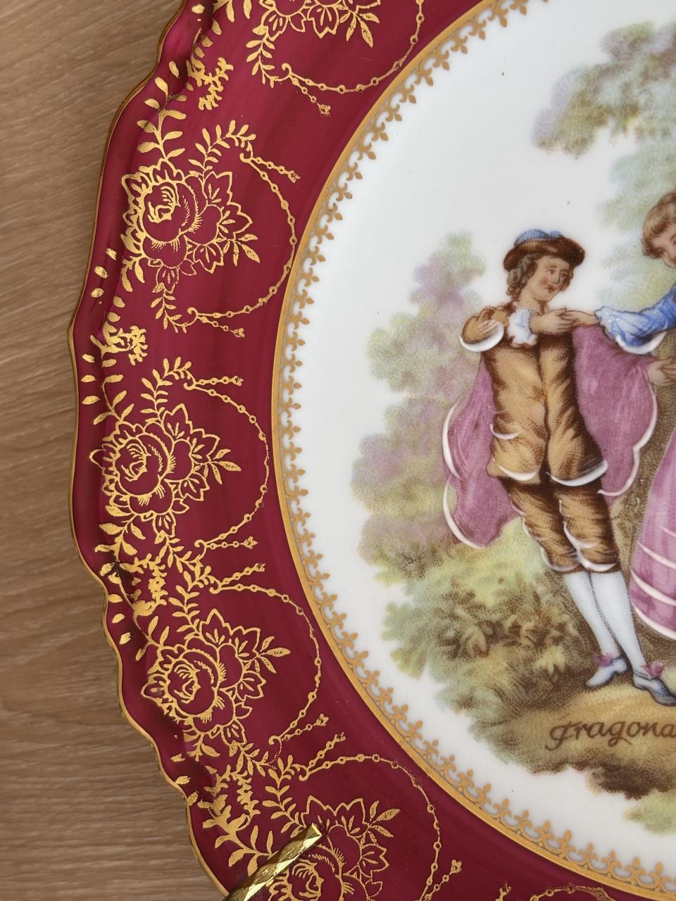 EEN LIMOGE FRAGONARD BORDJE