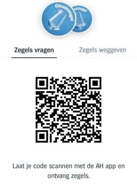 Zegeltjes AH glazen