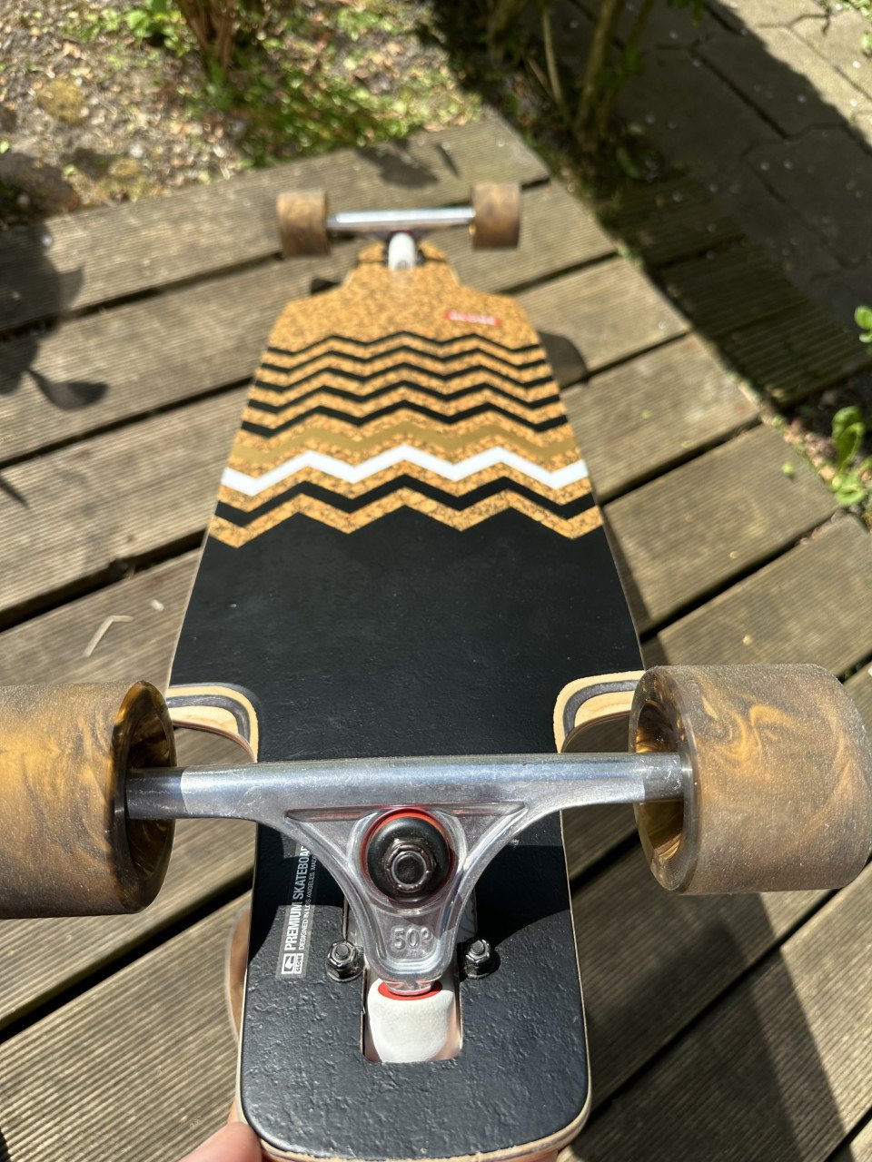 Globe Spearpoint 40" Cork Zagged longboard