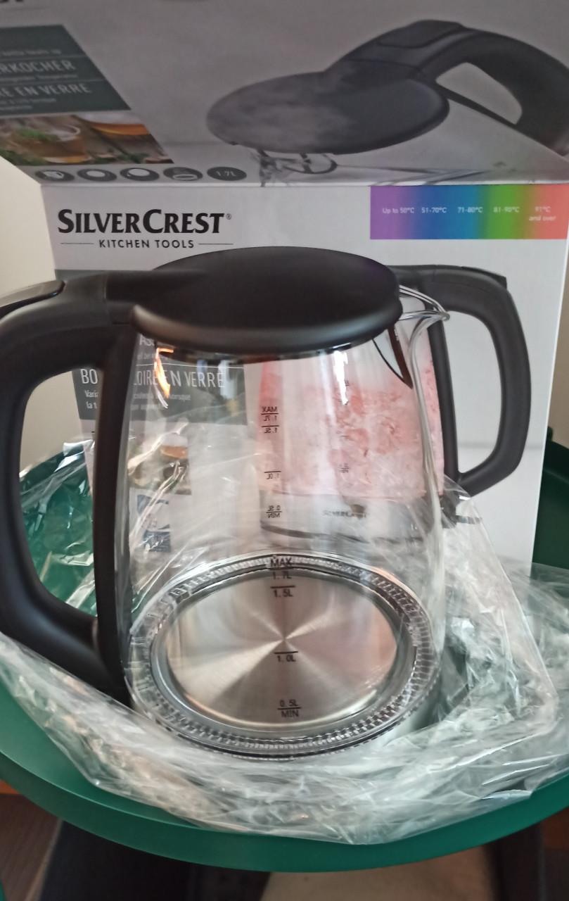 Nieuwe Silvercrest waterkoker, 3000 W, inhoud 1,7 L