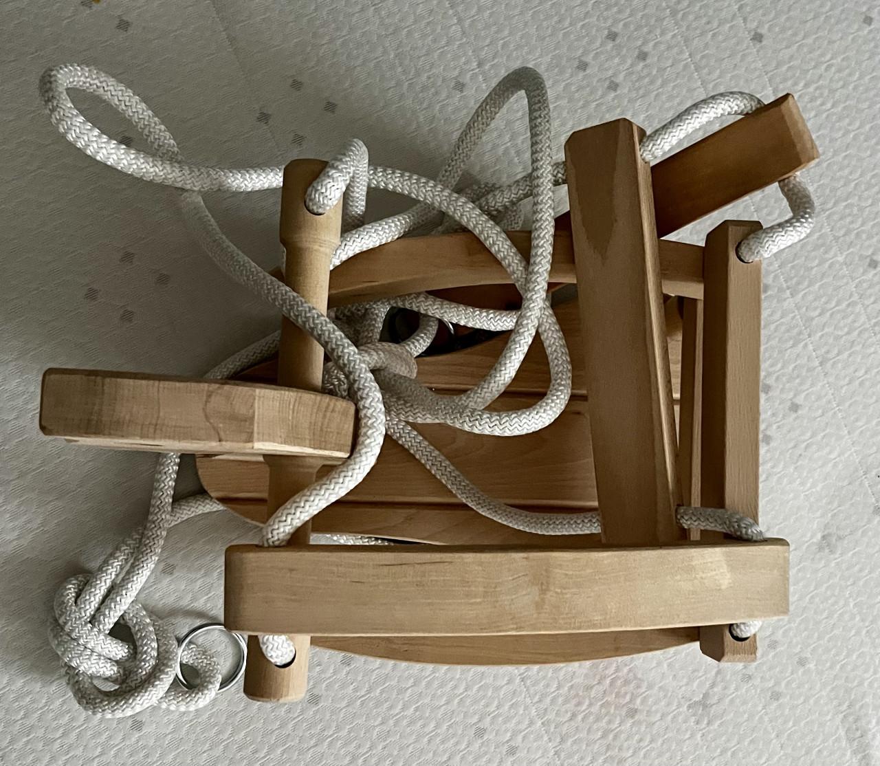 Schommel houten paard voor baby’s/peuters