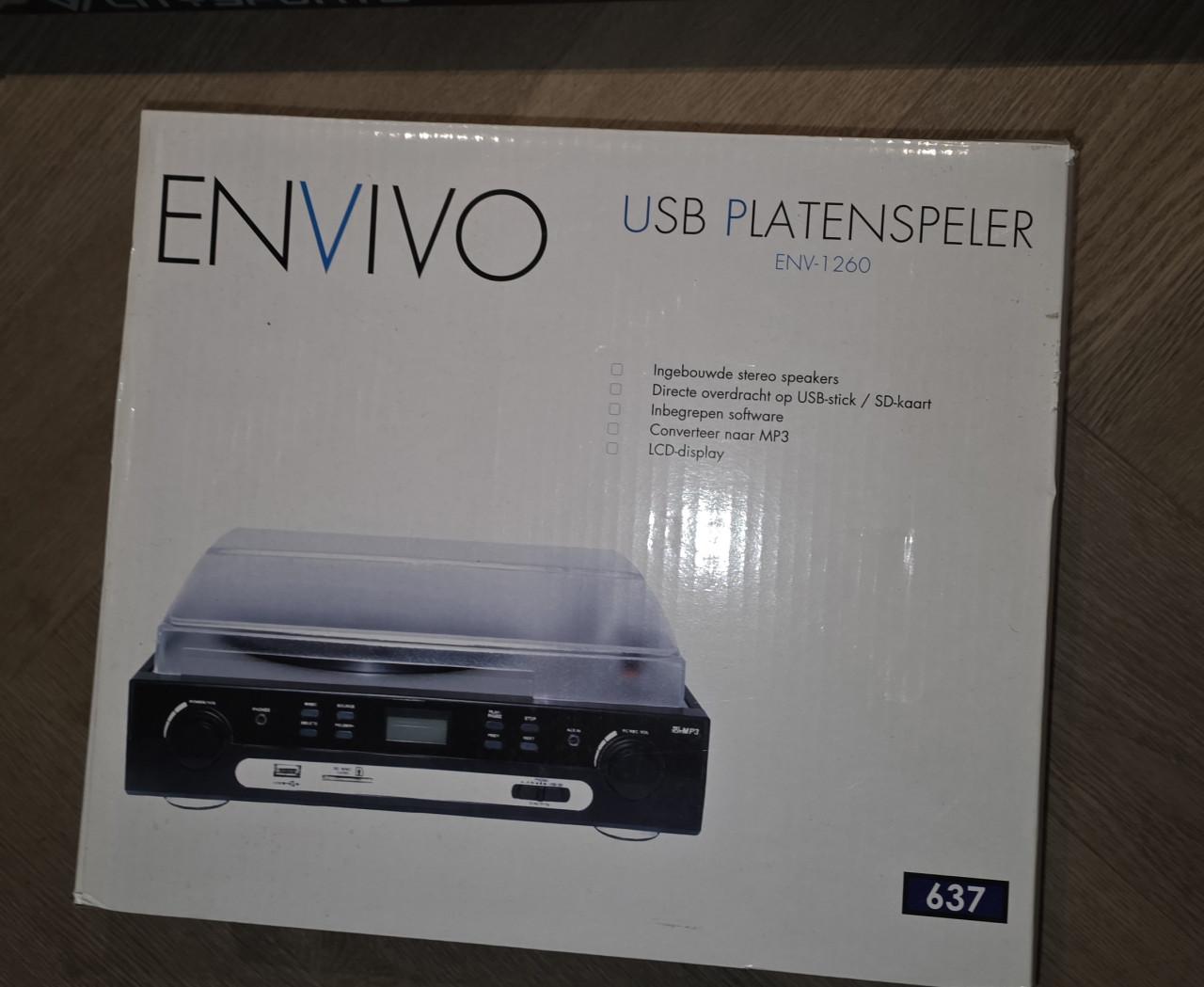 USB platenspeler Envivo 1260