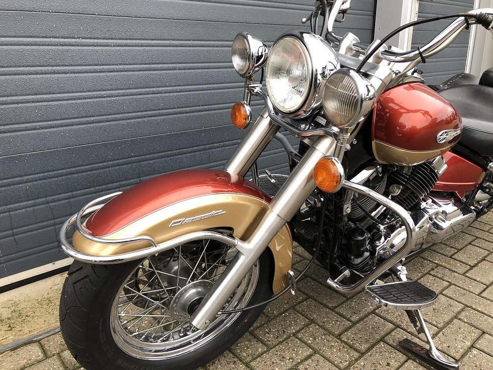 Yamaha XVS650 Dragstar Classic vol extra's, nieuwe banden, rijklaar €2995,-
