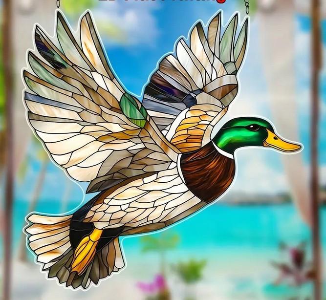 Raamhanger vliegende eend