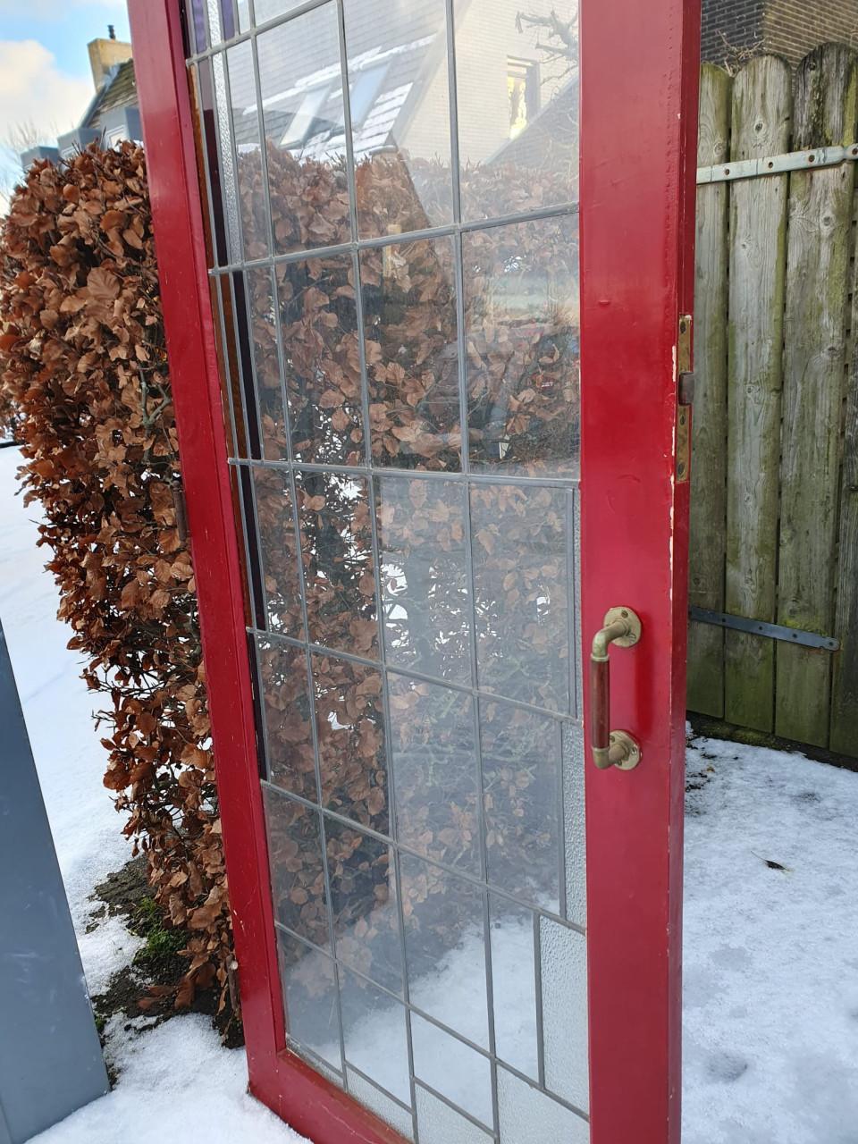 Art deco deur glas in lood