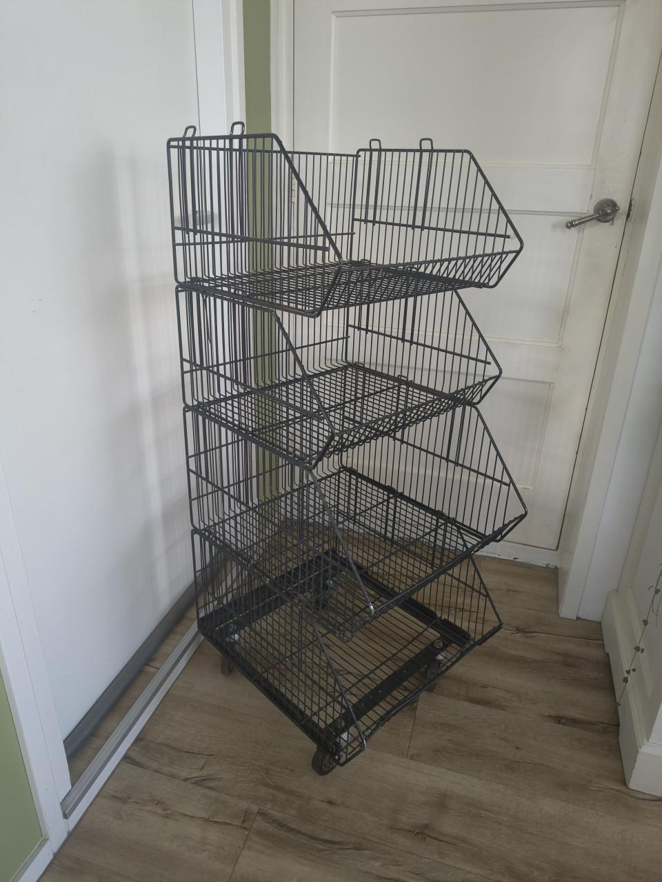 Prachtige, stevige metalen verkoop display, snack verkoopkar