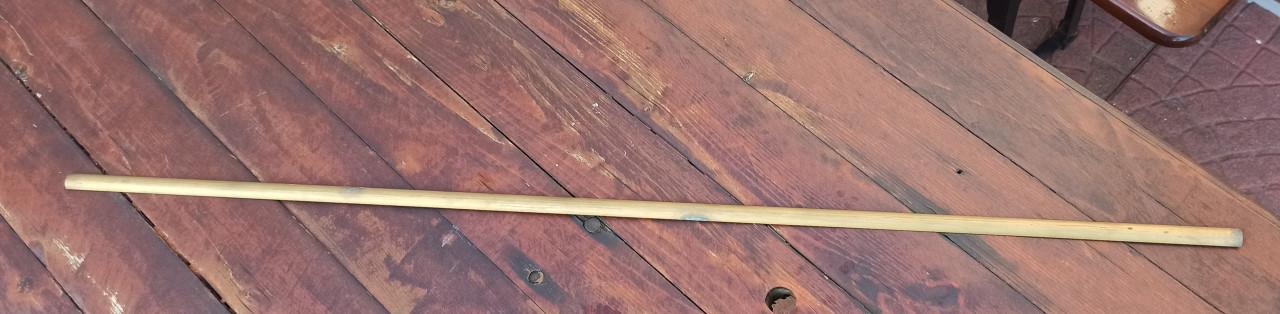 Messing (?) 15mm x 5 mm Halfrond - 1 meter