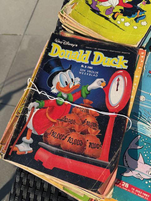 Donald Ducks verschillende jaren variërend ’67 tot ’86