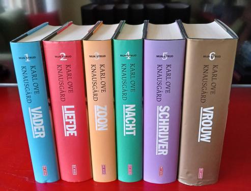 Karl Ove Knausgard - serie MIJN STRIJD - 6 delen hardcover