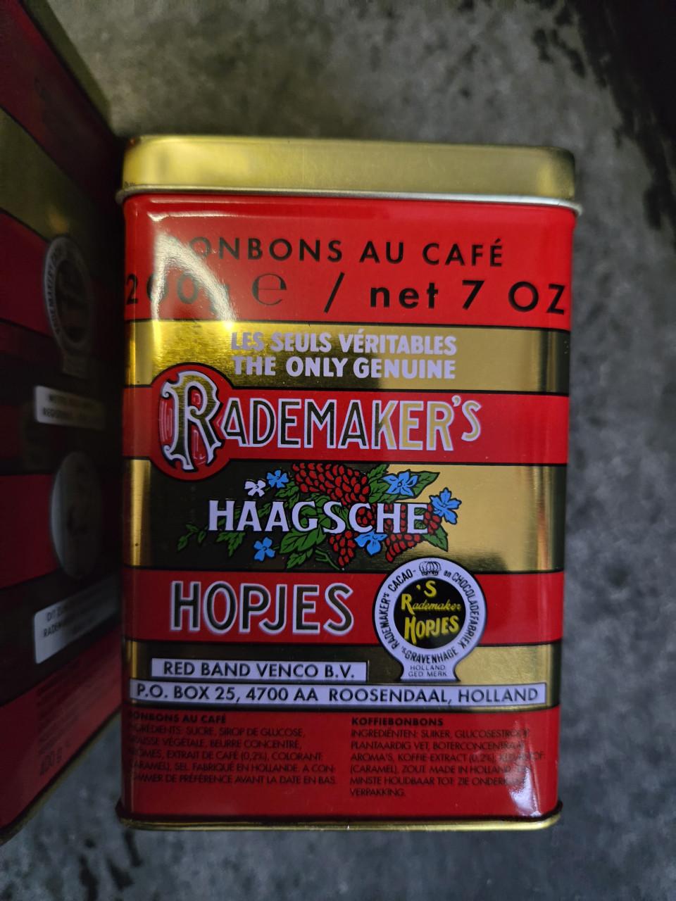 Verzameling 3 vintage blikken van Rademaker's Haagsche Hopjes,